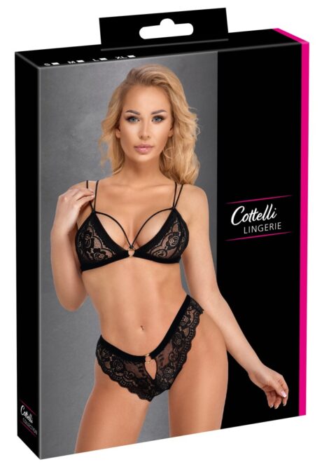 Cottelli LINGERIE Set Sutien și Chilot din Dantelă