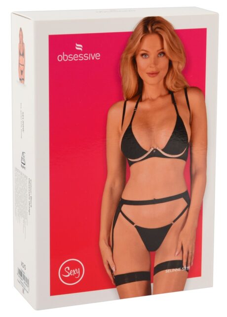 Obsessive Selinne Set Sutien, Portjartier și Tanga