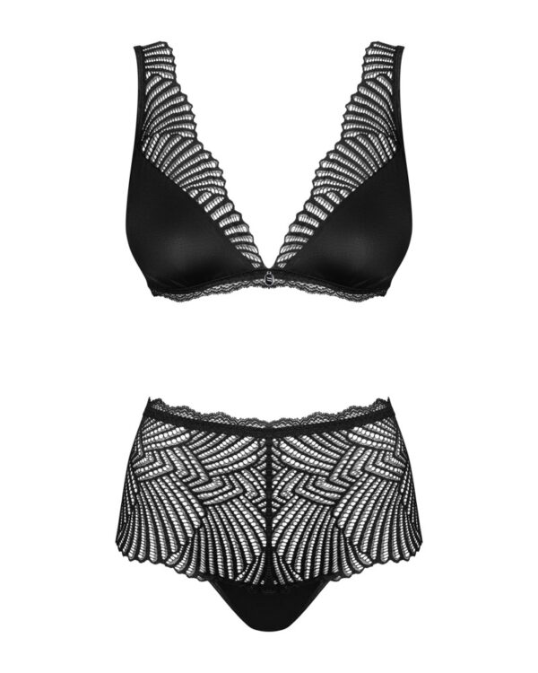 Obsessive Klarita Set Sutien și Chilot cu Talie Înaltă - imagine 3