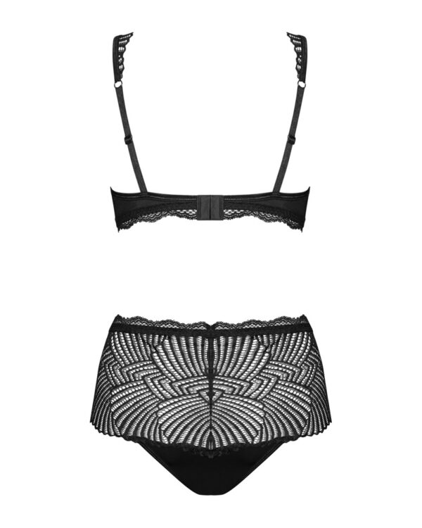 Obsessive Klarita Set Sutien și Chilot cu Talie Înaltă - imagine 4