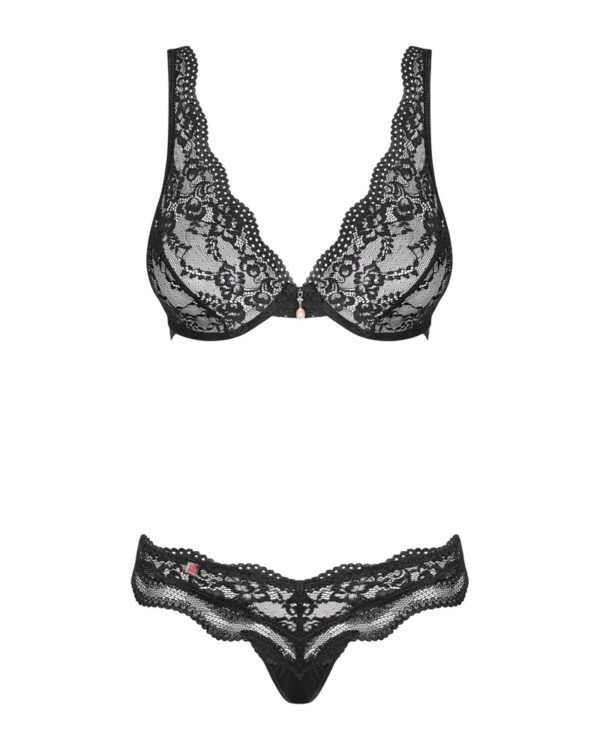 Obsessive Luvae Set Sutien și Tanga din Dantelă - imagine 6