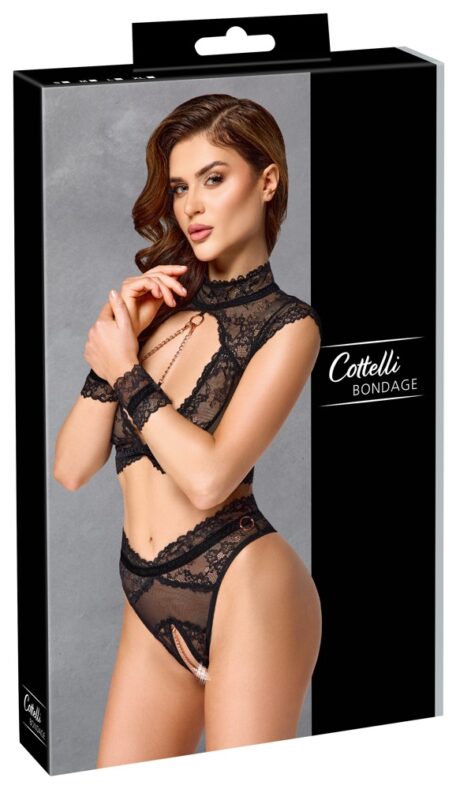 Set sutien bondage din dantelă Cottelli