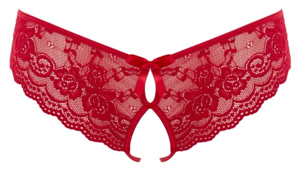 Slip din Dantelă cu Design Decupat - imagine 5