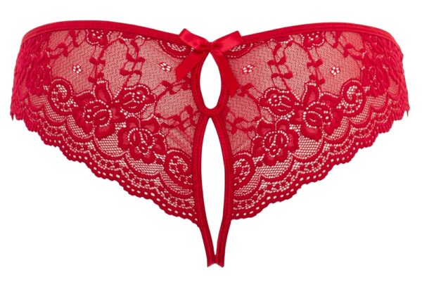 Slip din Dantelă cu Design Decupat - imagine 6