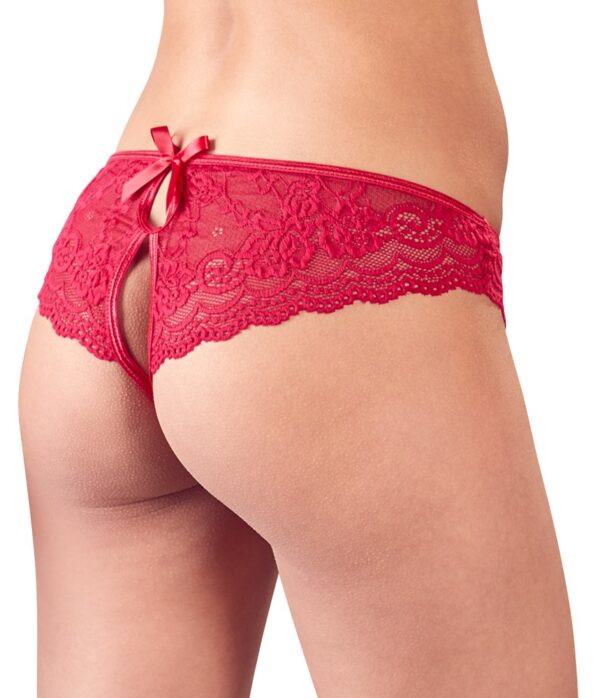 Slip din Dantelă cu Design Decupat - imagine 4