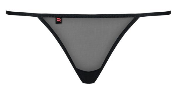 Obsessive Luiza Tanga Negru cu Broderie Delicată - imagine 6