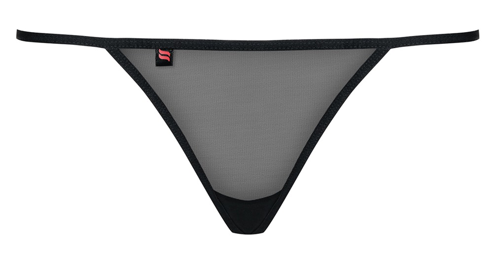 Obsessive Luiza Tanga Negru cu Broderie Delicată - imagine 6