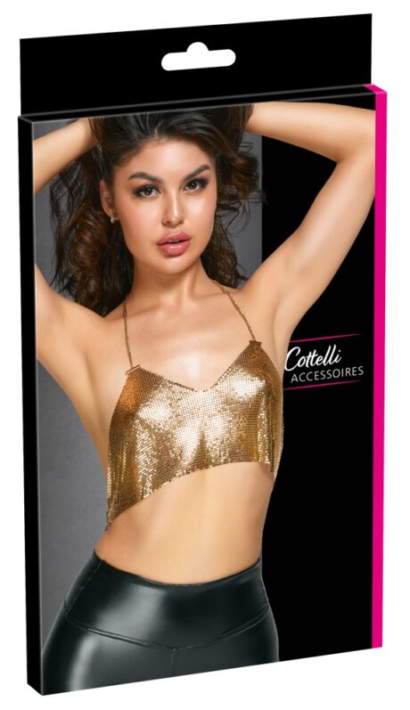 Top Metalic Auriu Cottelli ACCESSOIRES – Halter