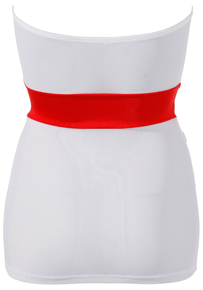Nurse Cottelli COSTUMES Rochie Asistentă Albă cu Detalii Roșii - imagine 5