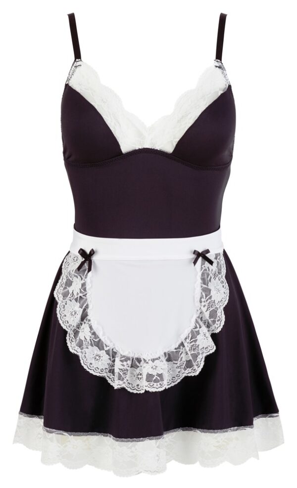Maid's Rochie Costum Menajeră cu Dantelă și Șorț - imagine 6
