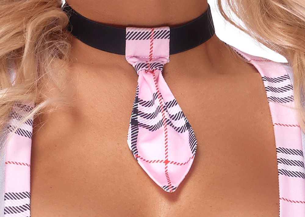 Cottelli Costumes School Set Costum Școlar cu Body și Choker - imagine 7