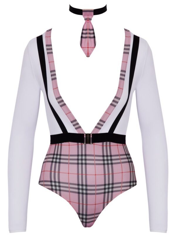 Cottelli Costumes School Set Costum Școlar cu Body și Choker - imagine 8
