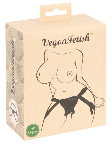 Vegan Fetish Strap-On Ham reglabil cu 3 inele pentru dildo și vibrator S-L