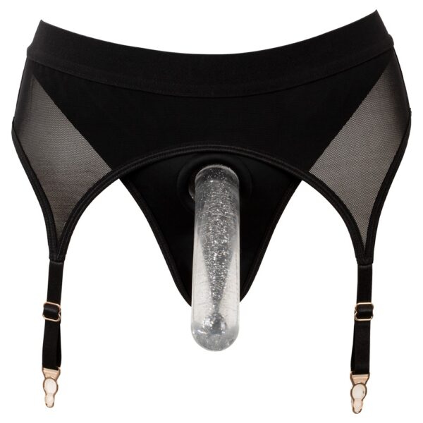 Tanga Strap-On Bad Kitty cu Portjartier și Inel Integrat - imagine 5