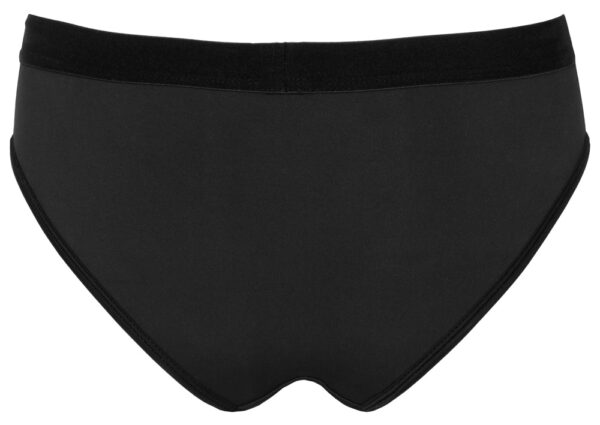 Bad Kitty Chiloți Strap-On din Microfibră cu Inel Integrat pentru Dildo, Negru - imagine 8