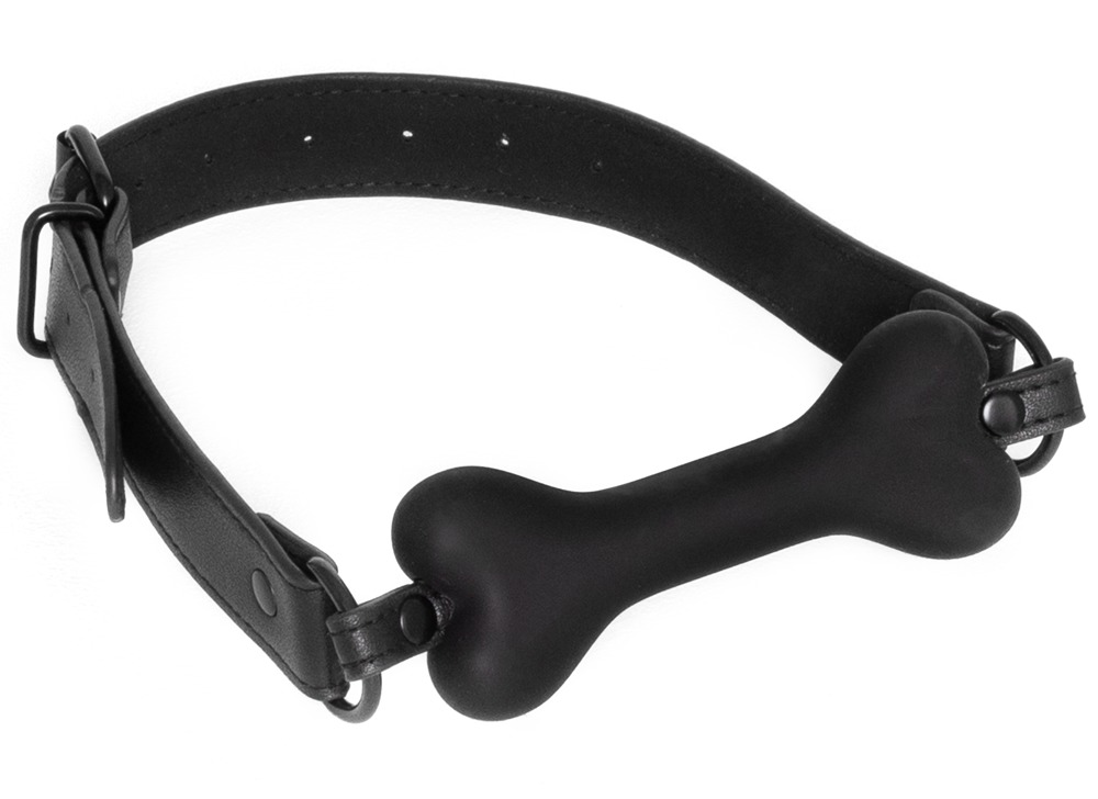 Bad Kitty Căluș Dog Bone din Silicon cu Curea Ajustabilă - imagine 6