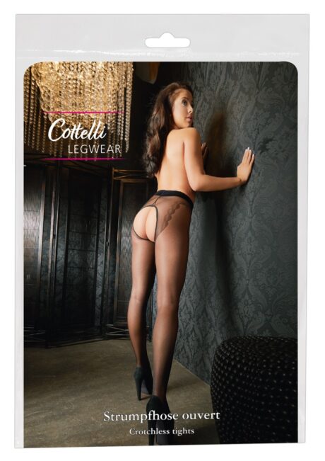 Dresuri cu Decupaj Intim Cottelli LEGWEAR – 20 DEN