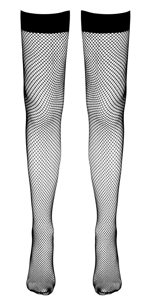 Hold-Ups Ciorapi Plasă cu Bandă din Silicon Antiderapantă - imagine 5
