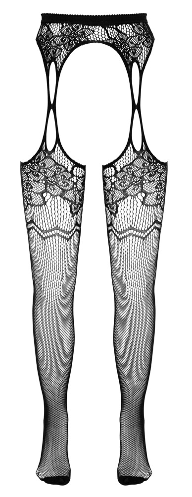 Dresuri Portjartier din Plasă cu Model Floral S-L - imagine 6