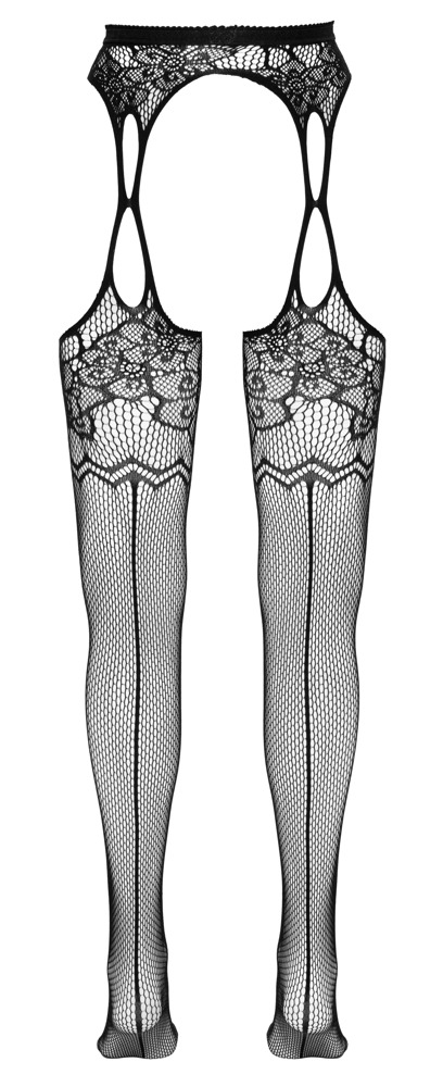 Dresuri Portjartier din Plasă cu Model Floral S-L - imagine 7