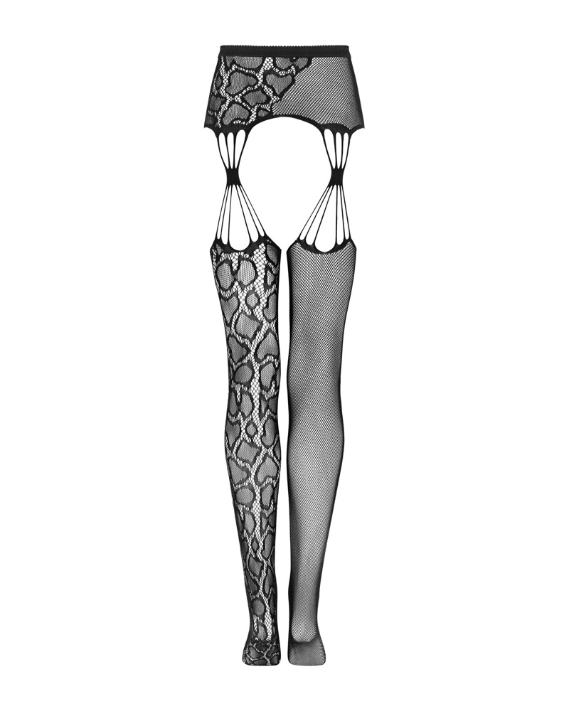 Obsessive S821 Ciorapi Portjartier cu Model Animal Print S-L - imagine 4