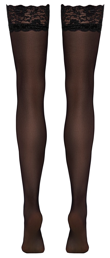 Cottelli LEGWEAR Ciorapi Negri 20 DEN cu Dantelă - imagine 8
