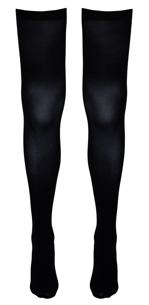 Cottelli LEGWEAR Ciorapi Până la Coapse cu Plasă și Bandă Antialunecare - imagine 5