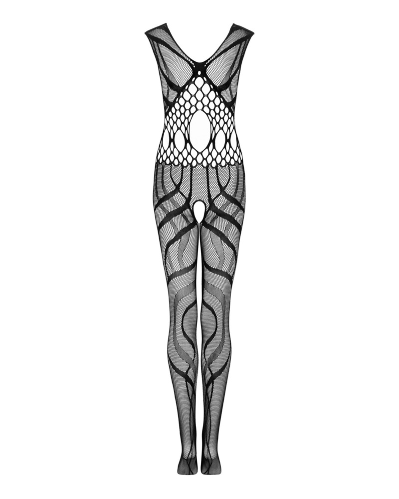 Obsessive G328 Bodystocking cu Decupaje și Zonă Intimă Deschisă S-L - imagine 4