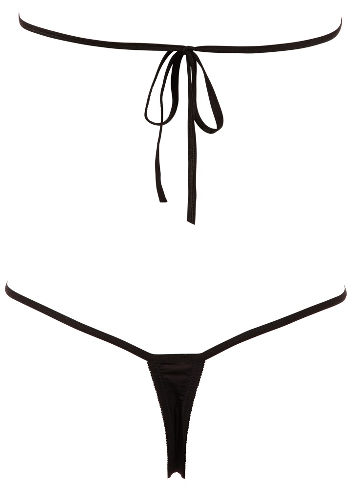 Body Sexy Deschis Negru cu Strasuri S-L - imagine 6