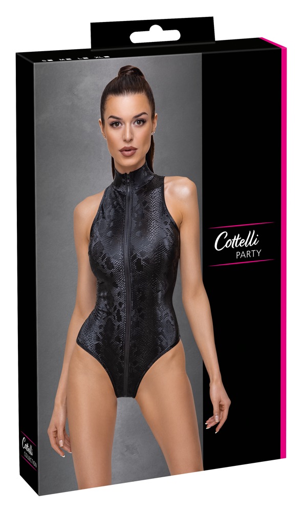 Cottelli Party Body Snake cu Imprimeu Șarpe și Fermoar 2-Way