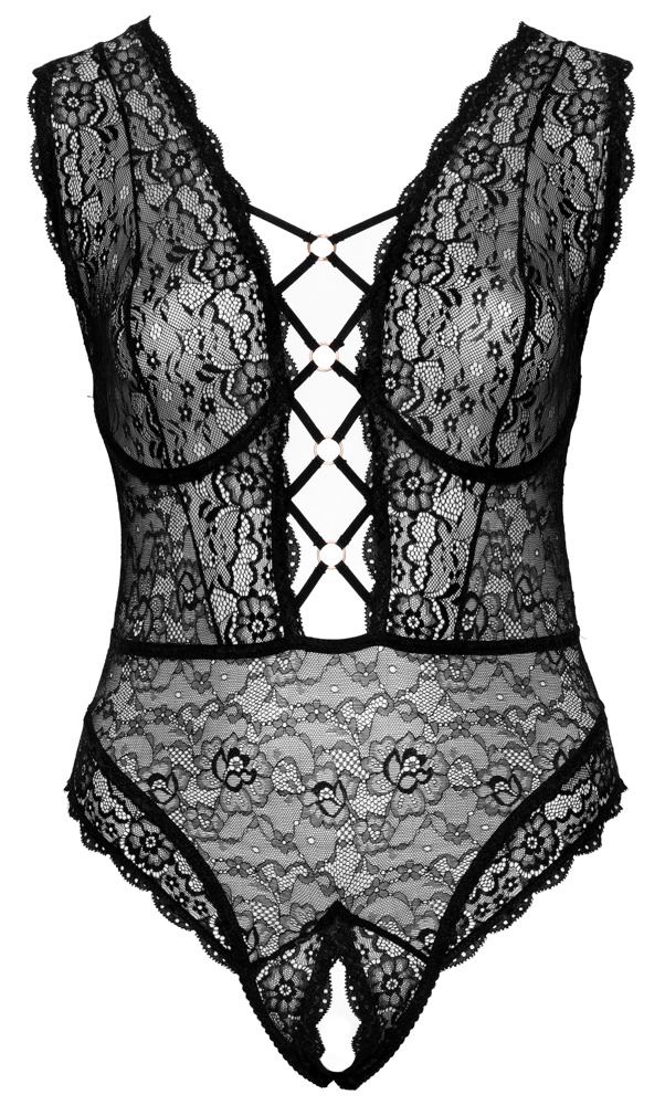 Body Dantelă Cottelli CURVES cu Cupe cu Armătură - imagine 7