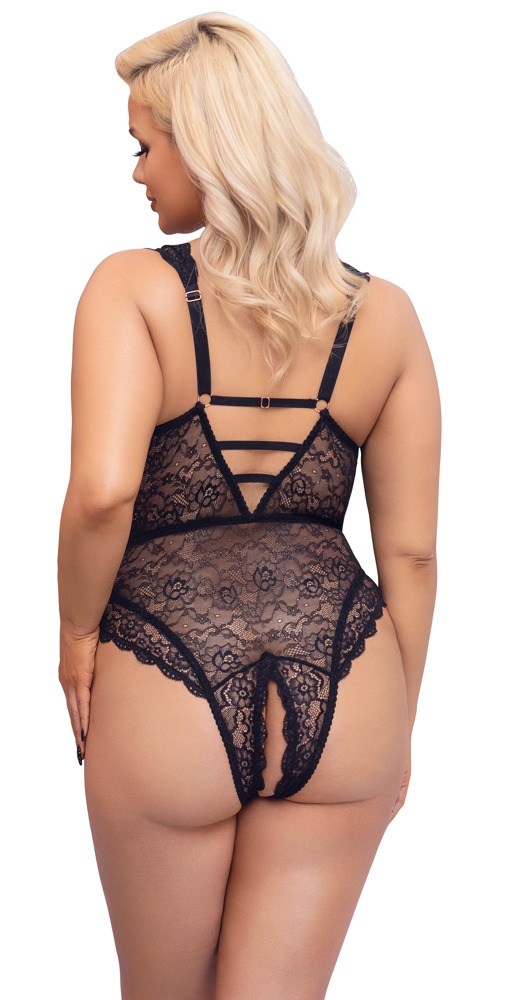 Body Dantelă Cottelli CURVES cu Cupe cu Armătură - imagine 4