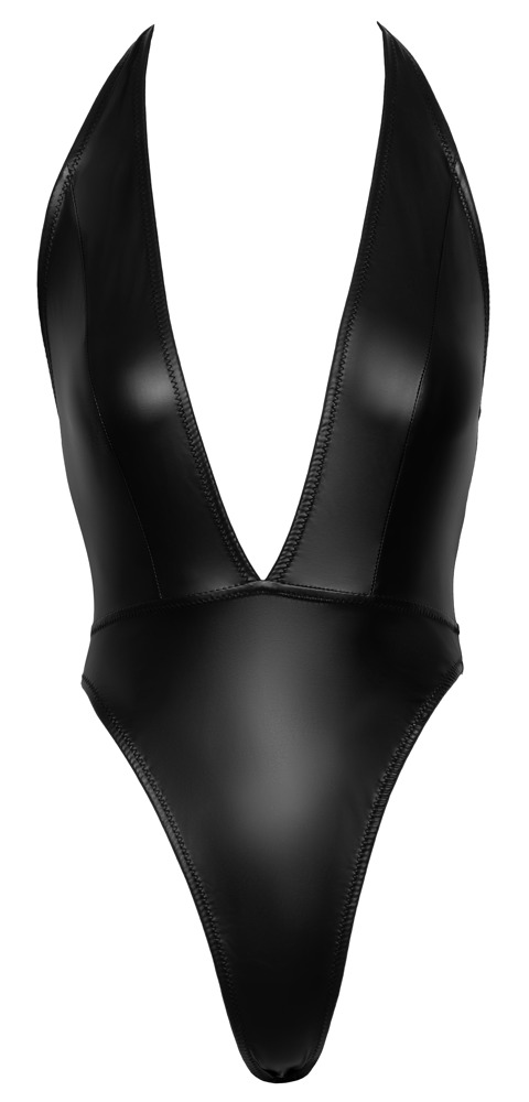 Body Matte Look Cottelli Party cu Decolteu Adânc și Spate Gol - imagine 5