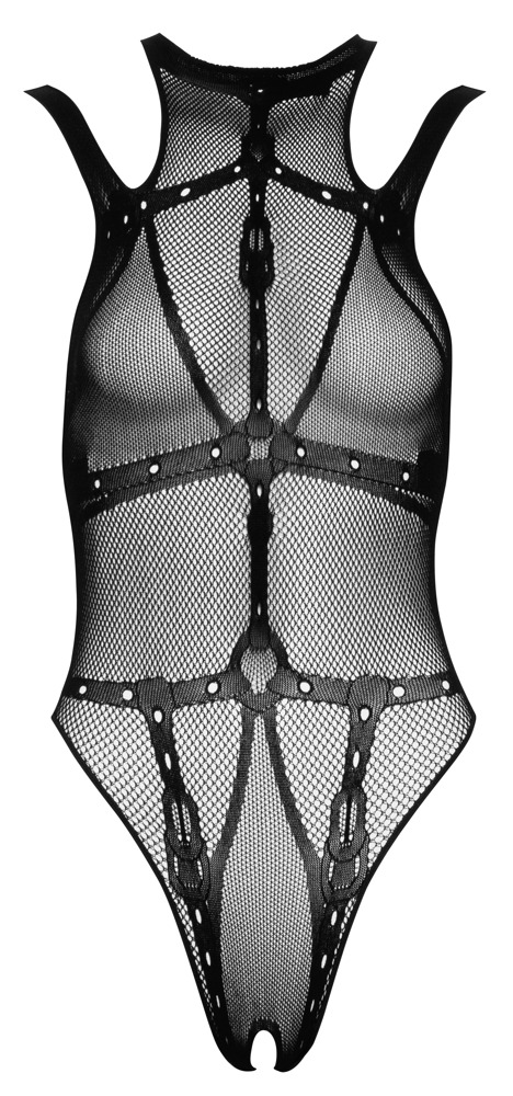 Cottelli FANTASY Body Plasă Bondage cu Zonă Intimă Deschisă S-L - imagine 5