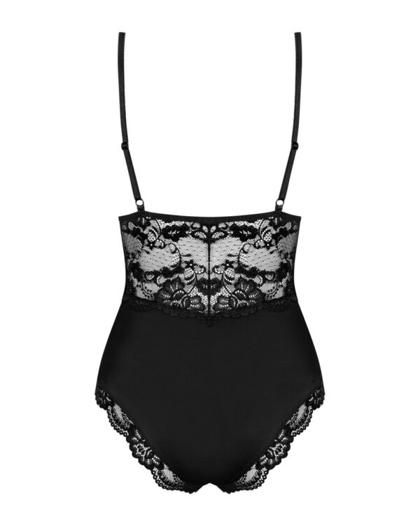 Obsessive Body Negru din Dantelă cu Cupe Căptușite - imagine 7