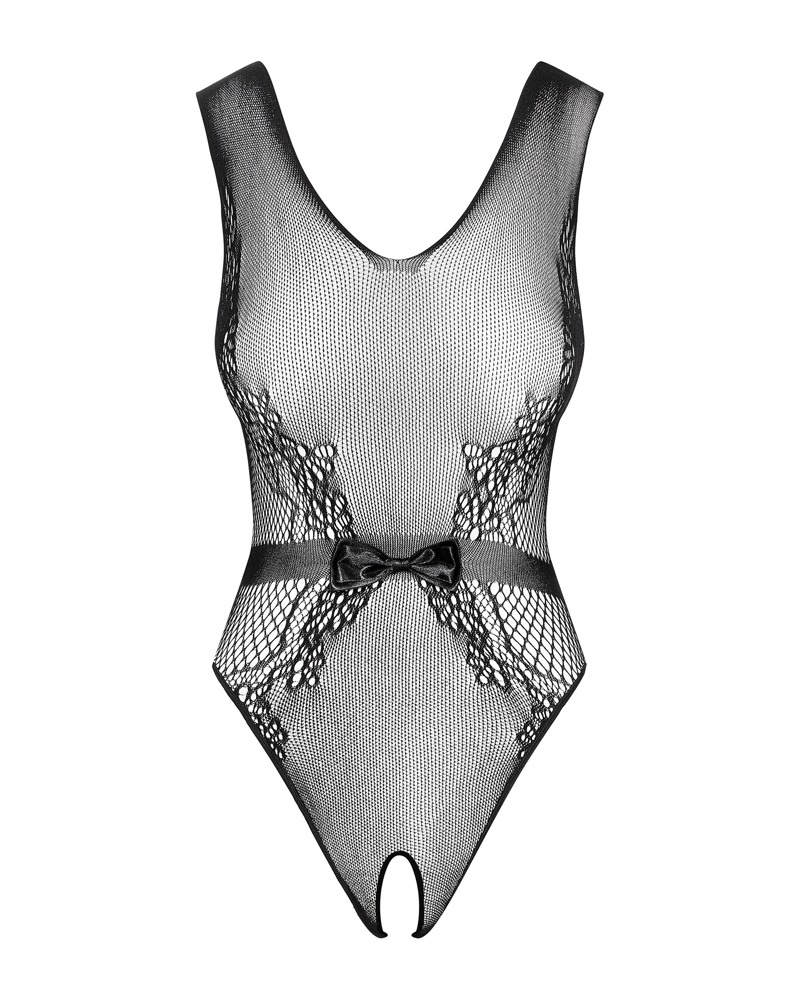 Obsessive Body Teddy S-L din Tricot Elastic cu Decupaj Intim și Imprimeu Floral - imagine 6