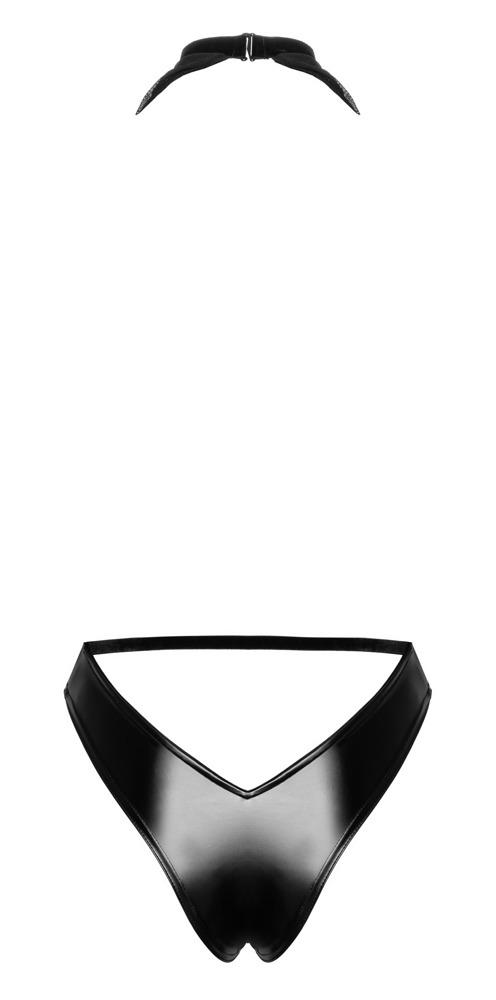 Body Perle Noir Orgia Exclusive cu Powernet Transparent și Powerwetlook - imagine 6