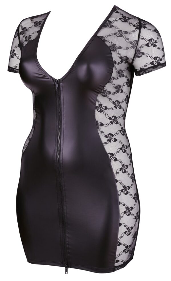 Rochie cu Fermoar Frontal 2 Way și Dantelă - imagine 6