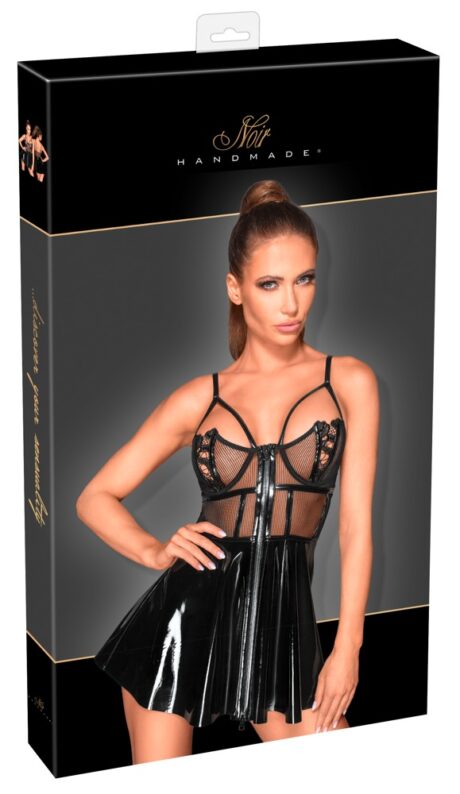 Noir Rochie Mini Bustier Rebellious Exclusive
