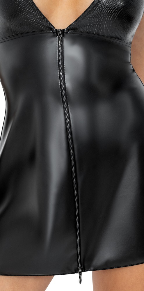 Rochie Evazată Noir Boudoir Stories Exclusive cu Fermoar și Spate Gol - imagine 5