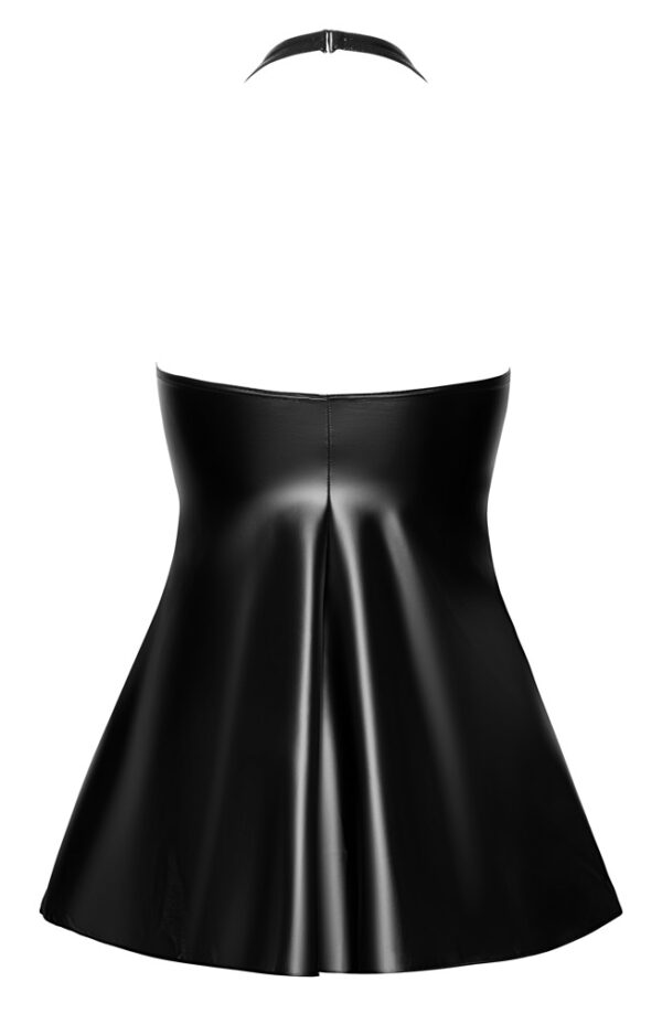 Rochie Evazată Noir Boudoir Stories Exclusive cu Fermoar și Spate Gol - imagine 7