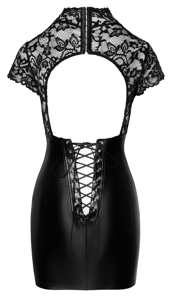 Rochie Dantelă Noir Libido Exclusive cu Spate Decupat - imagine 7