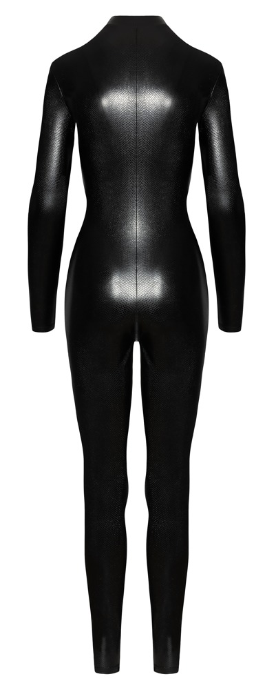Noir Boudoir Stories Exclusive Salopetă Zip cu Model Piele de Șarpe - imagine 7