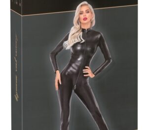 Noir Boudoir Stories Exclusive Salopetă Zip cu Model Piele de Șarpe