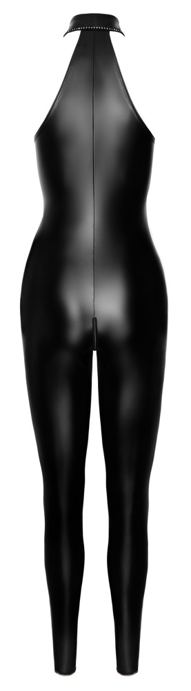 Salopetă Noir Libido Exclusive – Powerwetlook Negru cu Strasuri - imagine 7