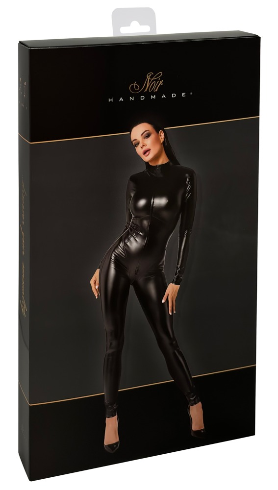Salopetă Noir Orgia Chimera – Neagră Powerwetlook, Mulată și Elastică