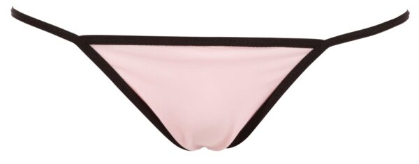 Babydoll Roz cu String – Powernet Dublu și Detalii din Dantelă - imagine 6