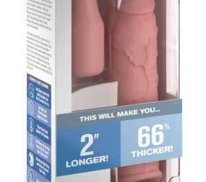 Fantasy X-Tensions Elite FXTE 2 Extensie Penis din Silicon cu Curea, 20,3 cm