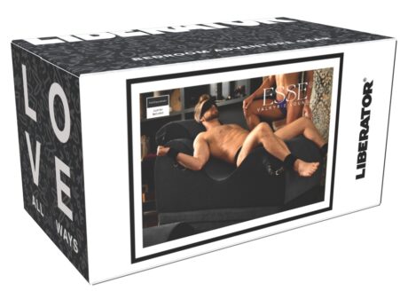 Șezlong Ergonomic cu Accesorii Bondage Liberator Black Label Esse Negru