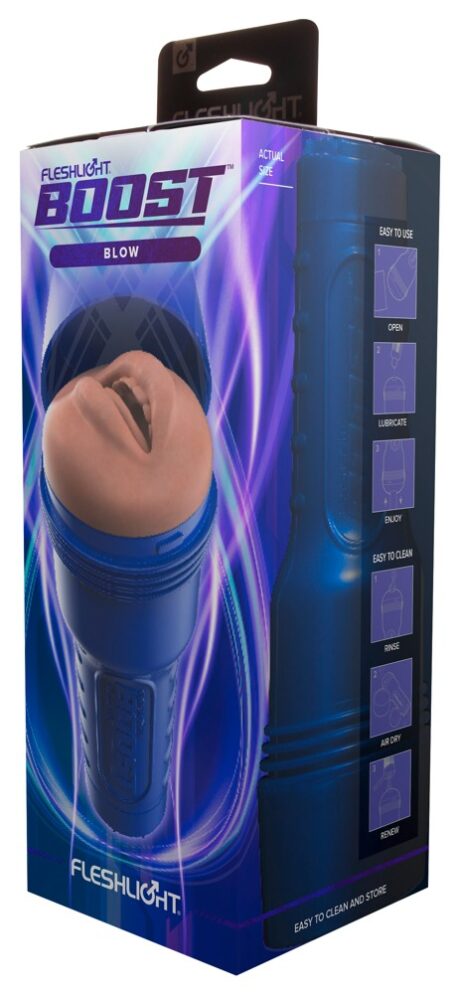 Masturbator Fleshlight Boost Blow Light Medium cu Control al Vacuumului